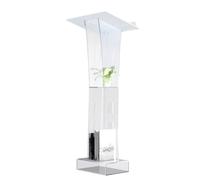 Fricienc Leggio per altoparlante in acrilico trasparente con ripiano di memoria, per chiesa, pulpito, stabilità, podio, chiesa, lezione, matrimonio, aula, 60 x 40 cm, acrilico trasparente