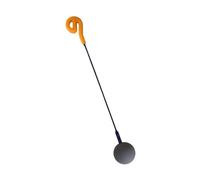 Friction Gong - Mazzuola a doppia testa per yoga, grande, colore: arancione