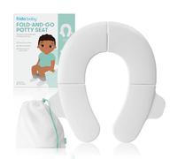 Frida Baby Riduttore WC Pieghevole da Viaggio per Bambini | Per i più piccoli, base antiscivolo, maniglie, adatto per WC rotondi e ovali, compatto, leggero, con borsa da viaggio per gli