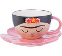 Sass and Belle, set di tazza e piattino Frida con motivo floreale