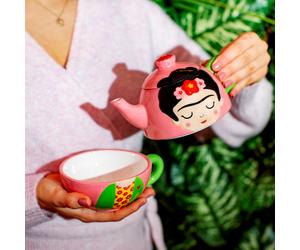 Frida Floreale Tea For One Teiera Tazza Ceramica Set Regalo Scatola Sass & Belle