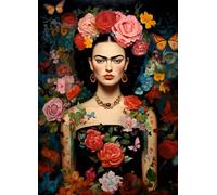 Frida in carta di riso rosa, 29,2 x 40,6 cm, per decoupage, design per mobili, supporti misti, biglietti e artigianato, decoupage CRAFT KREATIVELY