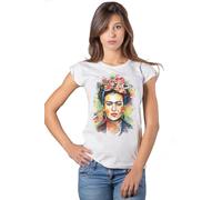 Frida Kahlo 18-20-35 Moda Urban Slub Lady Donna 100% Cotone Fiammato