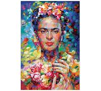 Frida Kahlo Canvas Poster Wall Art Decor Frida Kahlo Print Art Picture Paintings Frida Self Portrait Dipinto ad olio per soggiorno Decorazione camera da letto Frameless,30×45cm
