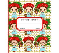 Frida Kahlo Inspired : My little monkey obsession Composition Notebook: Iconic Artist-Inspired Journal with Dated Lined Pages | Perfect for School, Work, or Creative expression | 120 pages