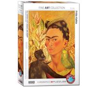 Frida Kahlo Scimmia E Pappagallo Puzzle Da 1000 Pezzi Eurographics 680Mm X 490Mm