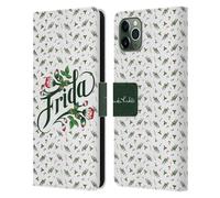 FRIDA KAHLO TIPOGRAGIA CUSTODIA COVER A PORTAFOGLIO PER APPLE iPHONE TELEFONI