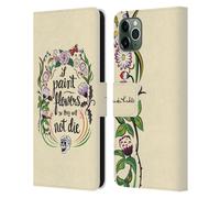 FRIDA KAHLO TIPOGRAGIA CUSTODIA COVER A PORTAFOGLIO PER APPLE iPHONE TELEFONI