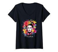 Frida Kahlo - Varietà di articoli Maglietta con Collo a V