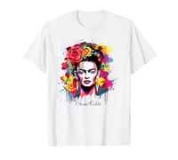 Frida Kahlo - varietà di Articoli Maglietta, Uomo, Bianco, S