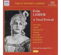 Frida Leider A Vocal Portrait (CD) Album