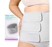 Frida Mom Binder: recupero post-partum, supporto addominale per il parto naturale e il recupero del taglio cesareo, fascia di compressione regolabile alta 23 cm
