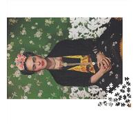 Frida Puzzle in Legno, Arte Puzzles, Regalo Di San Valentino, Museo Puzzle 1000 Pezzi, Per Esercitare La Logica, 1000pcs