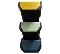 FRIDA SET 3 PATTUMIERE IMPILABILI CON CAPIENZA DA 24LT CIASCUNA