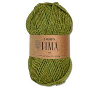 Frida's Wollhaus Gocce 50 g Lima Mix maglia uncinetto feltro lana di pecora alpaca 12 colori (Mix 0705 | Olive)