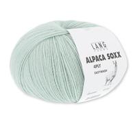 Frida's Wollhaus Lang Yarns Alpaca Soxx 4 gomitoli di lana per lavorare a maglia, alpaca, Easywash 64 colori (092, salvia)