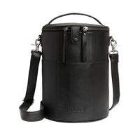 Frida's Wollhaus muud Saturn XL - Custodia in pelle per oggetti a maglia e uncinetto, 2 colori (nero)