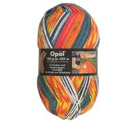 Frida's Wollhaus Opal 100 g Hundertwasser lana per calze 4 gomitoli per calzini e maglieria 24 colori (1430 | La strada verso il socialismo)