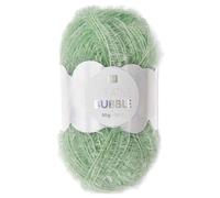 Frida's Wollhaus Rico Design 50 g Creative Bubble filo spugna, lana per lavori a maglia e uncinetto, 57 colori (045 | Carbone)