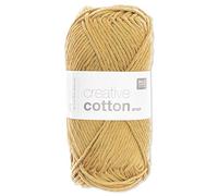 Frida's Wollhaus Rico Design Creative Cotton Aran - Gomitolo di lana per lavorare a maglia, 50 g, 63 colori (25 | mais)