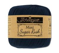 Frida's Wollhaus Scheepjes - Filato per uncinetto Maxi Sugar Rush 50 g, in cotone, 87 colori (124 | Ultramarine)