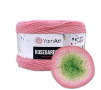 Frida's Wollhaus YarnArt 250 g = 1000 m di filo di lana di rosegarden Bobbel, 26 colori (314 | rosa chiaro vaniglia verde)