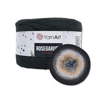 Frida's Wollhaus YarnArt 250 g = 1000 m Rosegarden Bobbel Filato gradiente di lana, 26 colori (323, grigio scuro-grigio pricota)