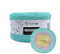 Frida's Wollhaus YarnArt 250 g = 1000 m Rosegarden Bobbel Filato sfumato di lana, 26 colori (311 | azzurro-lilla-rosa-vaniglia)