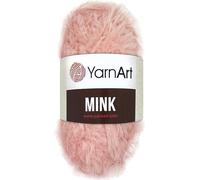 Frida's Wollhaus YarnArt - Gomitolo di filato per frange Mink, 50 g, 20 colori (341 | rosa antico)