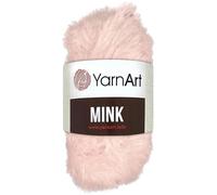 Frida's Wollhaus YarnArt - Gomitolo di filato per frange Mink, 50 g, 20 colori (347 | rosa)