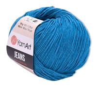 Frida's Wollhaus YarnArt - Jeans a maglia Amigurumi, 50 g, colori pastello, 63 colori (16 | blu)