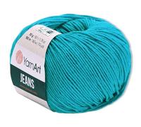 Frida's Wollhaus YarnArt - Jeans a maglia Amigurumi, 50 g, colori pastello, 63 colori (55 | turchese)