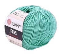 Frida's Wollhaus YarnArt - Jeans a maglia Amigurumi, 50 g, colori pastello, 63 colori (81 | verde marino)