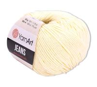 Frida's Wollhaus YarnArt - Jeans a maglia Amigurumi per bambini, 50 g, colori pastello, 63 colori (86 | giallo pastello)