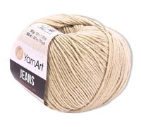 Frida's Wollhaus YarnArt - Jeans a maglia Amigurumi per bambini, 50 g, colori pastello, 63 colori (87 | marrone pastello)