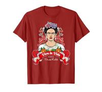 FridaTM x Frida Kahlo Viva la Vida Ritratto Floreale Maglietta