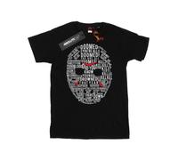 Friday 13th Maglietta Jason Vorhees Maschera di Testo Uomo (BI25373)