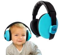 Friday Baby - Paraorecchie per bambini da 0 a 2 anni, confortevoli e regolabili, con cancellazione del rumore, per neonati e neonati, riduzione del rumore per aerei, fuochi d'artificio, concerti, blu
