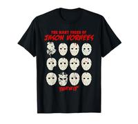 Friday The 13th Faces of Jason Vorhees Maglietta