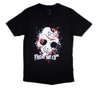 Friday the 13th Jason Blood Splat autorizzato Uomo maglietta