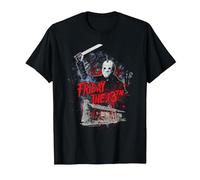 Friday The 13Th Jason Cabin Maglietta, Uomo, Nero, 3XL
