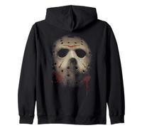 Friday The 13th Jason Voorhees Large Face Mask Felpa con Cappuccio