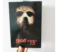 FRIDAY THE 13th JASON VOORHEES NECA ACTION FIGURE HORROR CULT MOVIE STATUE 18CM