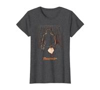 Friday The 13Th Part 3 Poster Maglietta, Donna, Grigio Scuro, 3XL