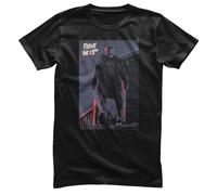 Friday the 13th T-Shirt Uomo Nero Manica Corta Collo Rotondo Regular