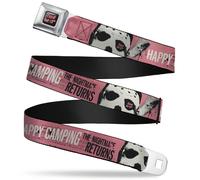 `Friday The 13Th Title Logo Full Color Black/Pink - 1.0`` Seatbelt ... ACC NUOVO