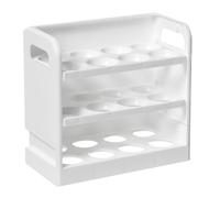 Fridge del supporto per uova - 7.48x8.07x3,94 pollici Custodia per distribuzione per smorzamenti facili, rotolamento automatico con design di salva