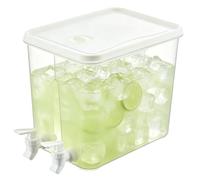 Fridge Drink Dispenser - 8 l Spigot Beverage Container for Easy Serving | Leakproof Temperature Resistant Pitcher, Juice Lemonade Cocktail Sangria Storage for Home Parties Gatherings