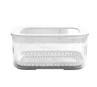 Fridge Food Storage Containers - Transparent Large-Capacity Stackable | Meat Keeper Refrigerator Container for Flour Sugar Beans Tomatoes Lettuce Berry
