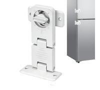 Fridge Lock For Kids - Right Angle Child Safety Locking Latches,Adhesive-Mounted Safety Freezer Lock To Keep Door Closed,for Home Apartment Farmhouse Bedroom Dining Room Study Bathroom Closet Wardrobe